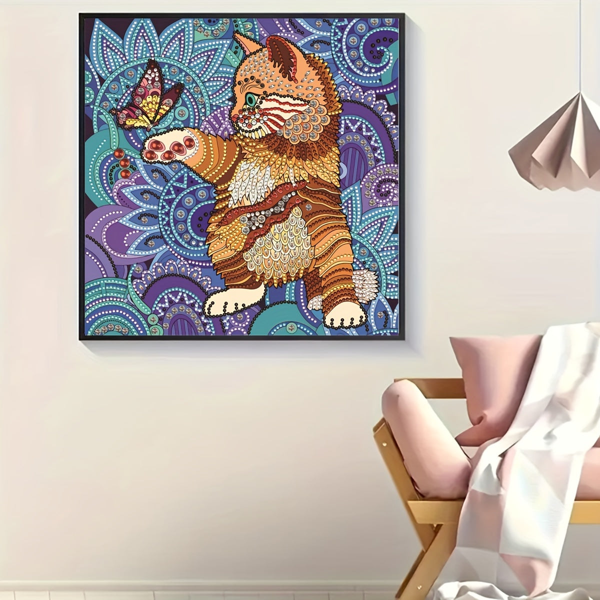 Cat Pattern Diamond Painting Kit DIY 5D Art Home Decor