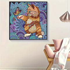 Cat Pattern Diamond Painting Kit DIY 5D Art Home Decor