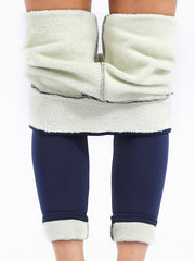 Plush Lined Tummy Control Thermal Pants Women's Underwear