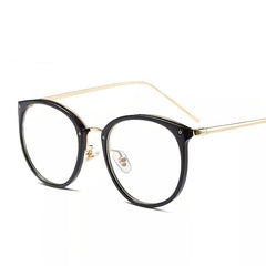 Round Frame Light Blocking Glasses for Women Unisex