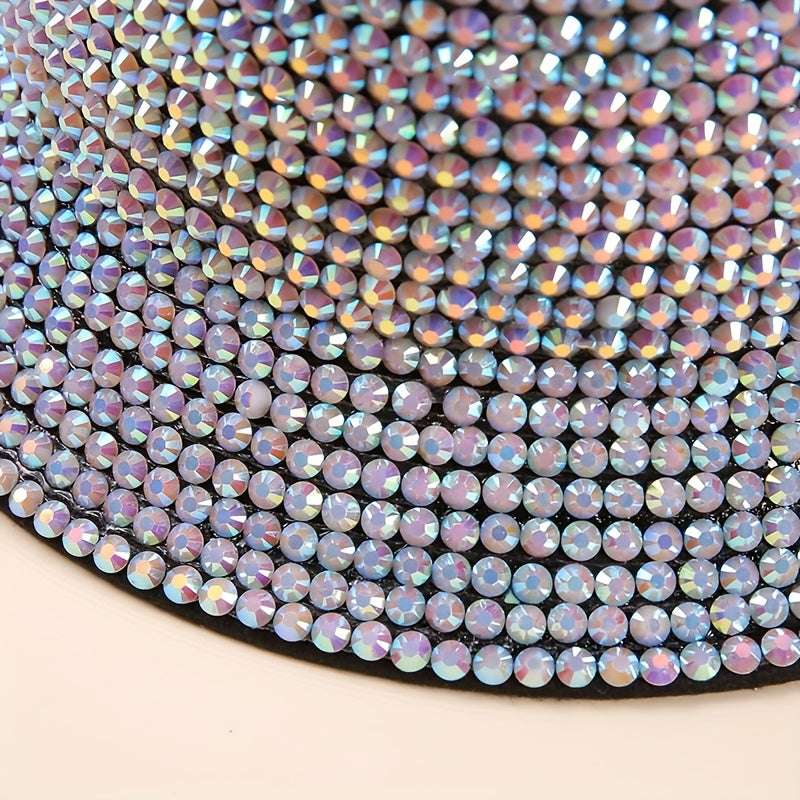 Rhinestone Sparkling Bucket Hat Silvery Hip Hop Sun Hat