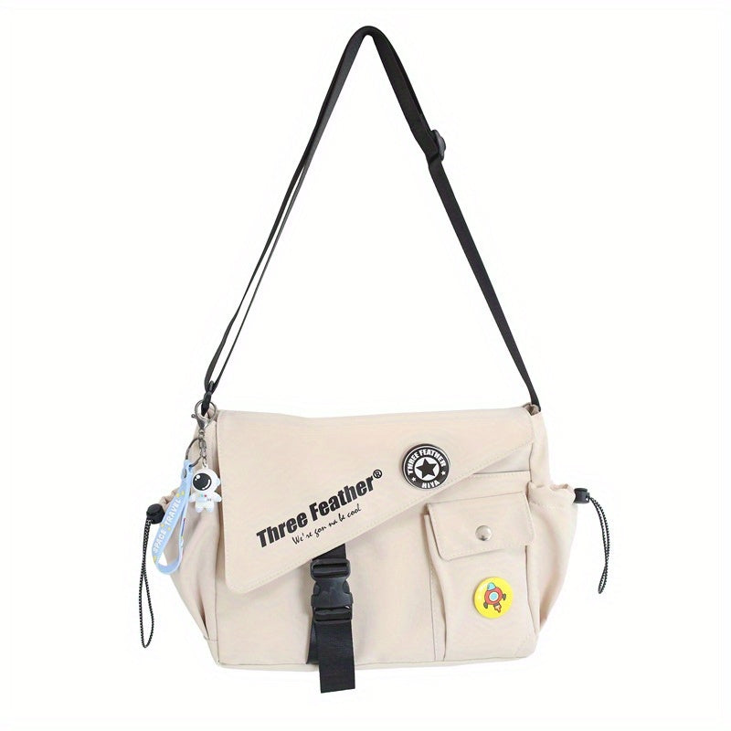 Men's Casual Messenger Bag Large Capacity Crossbody Bag