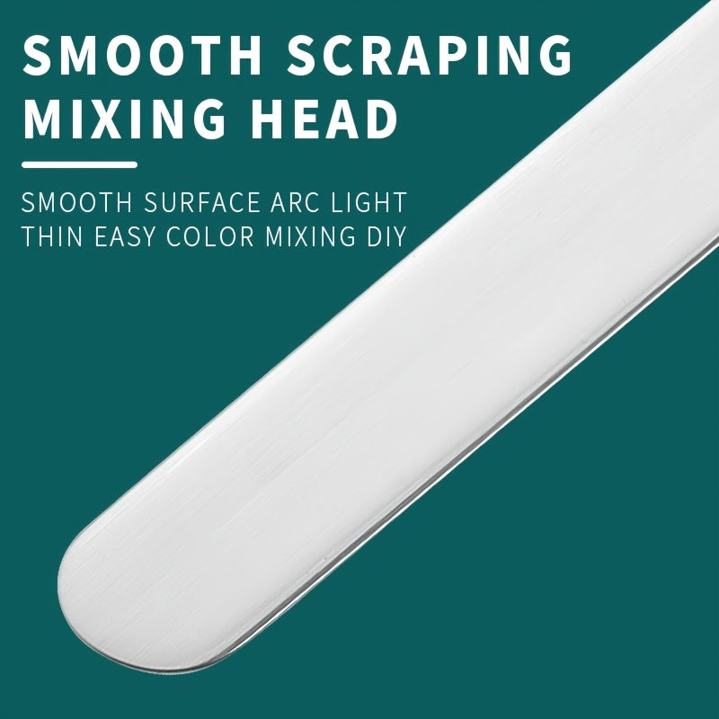 Stainless Steel Makeup Spatulas Long Mixing Stick
