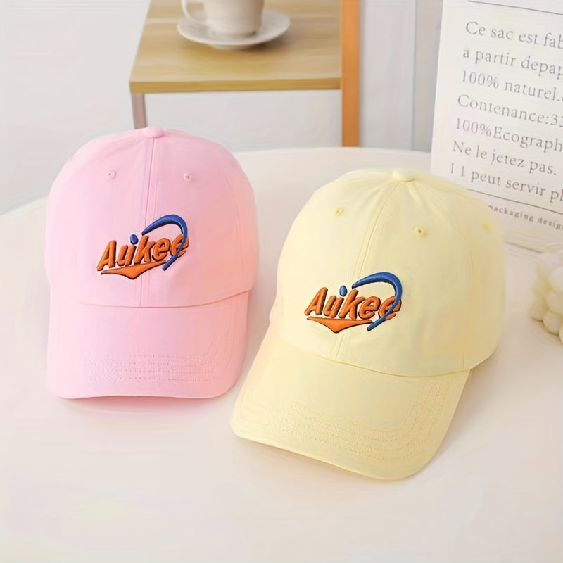 Letter Embroidery Baseball Cap and Peaked Cap