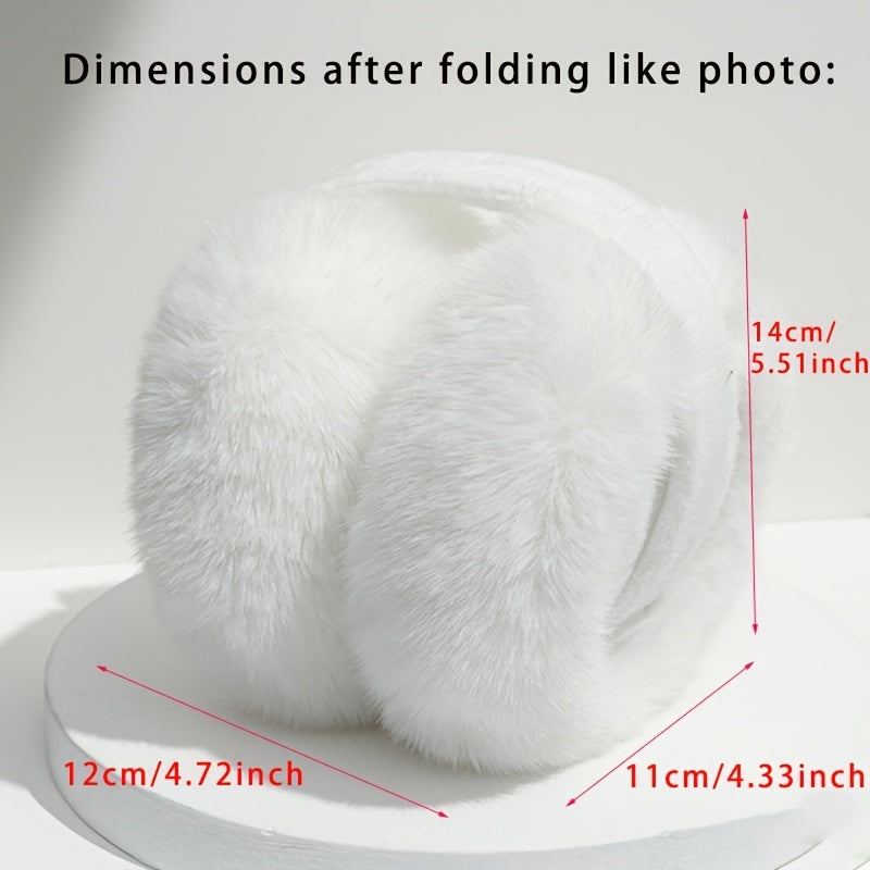 Christmas Plush Earmuffs Warm Winter Girl Earmuffs For Cycling