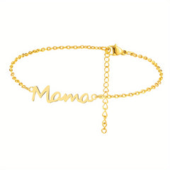 Stainless Steel Mama Heart Bracelet - True Love Gift