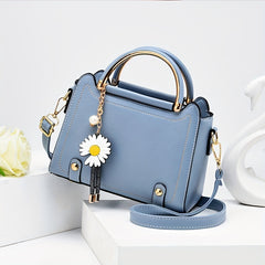 Solid Crossbody Bag Top Handle Satchel Purse