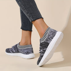 Women's Knitted Running Shoes Lightweight Low Top Sneakers