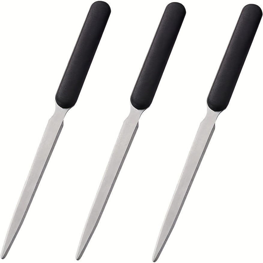3pcs Stainless Steel Envelope Openers Lightweight Mail Slitters
