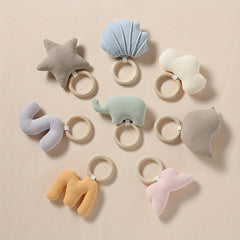Baby Teether Wooden Molar Ring Elephant Towel Teddy Plush Doll & More