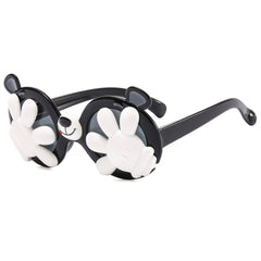 Girls Cute Cartoon Sunglasses Soft Silicone Polarized Decorative Glasses