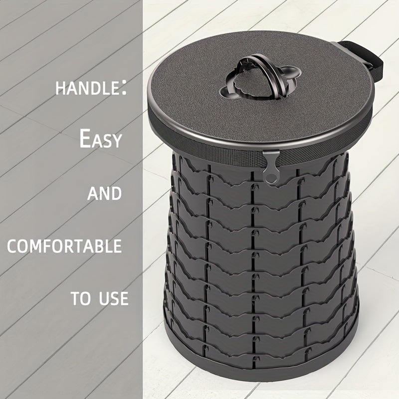 Portable Camping Toilet Thickened & Height Adjustable Retractable Toilet