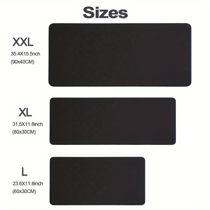 Dark Purple Gaming Mouse Pad XL Desk Mat Anime Extended Mouse Pads
