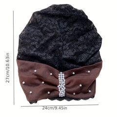 Vintage Lace Hijab Boho Head Scarf Chemo Cap Hair Accessories