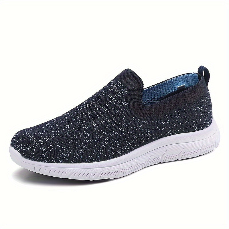 Women's Lightweight Slip-on Sports Sneakers, Breathable Walking Shoes
