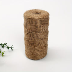 Natural Jute Twine 328ft 100m Long Twine Crafts Gift Wrapping Packing Gardening