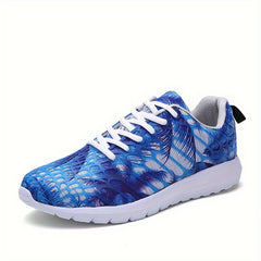 Women's Coconut Tree Pattern Lace up Running Shoes