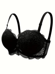 Lace Push Up Bra Comfy & Breathable Women's Lingerie