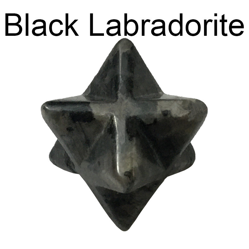 Mercaba Hexagram Polished Crystal Gemstone for Healing
