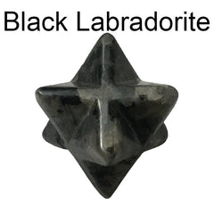 Mercaba Hexagram Polished Crystal Gemstone for Healing