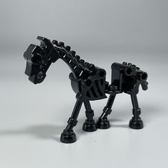 ABS Skeleton Warhorse Building Blocks Military Scene Knight on Horseback