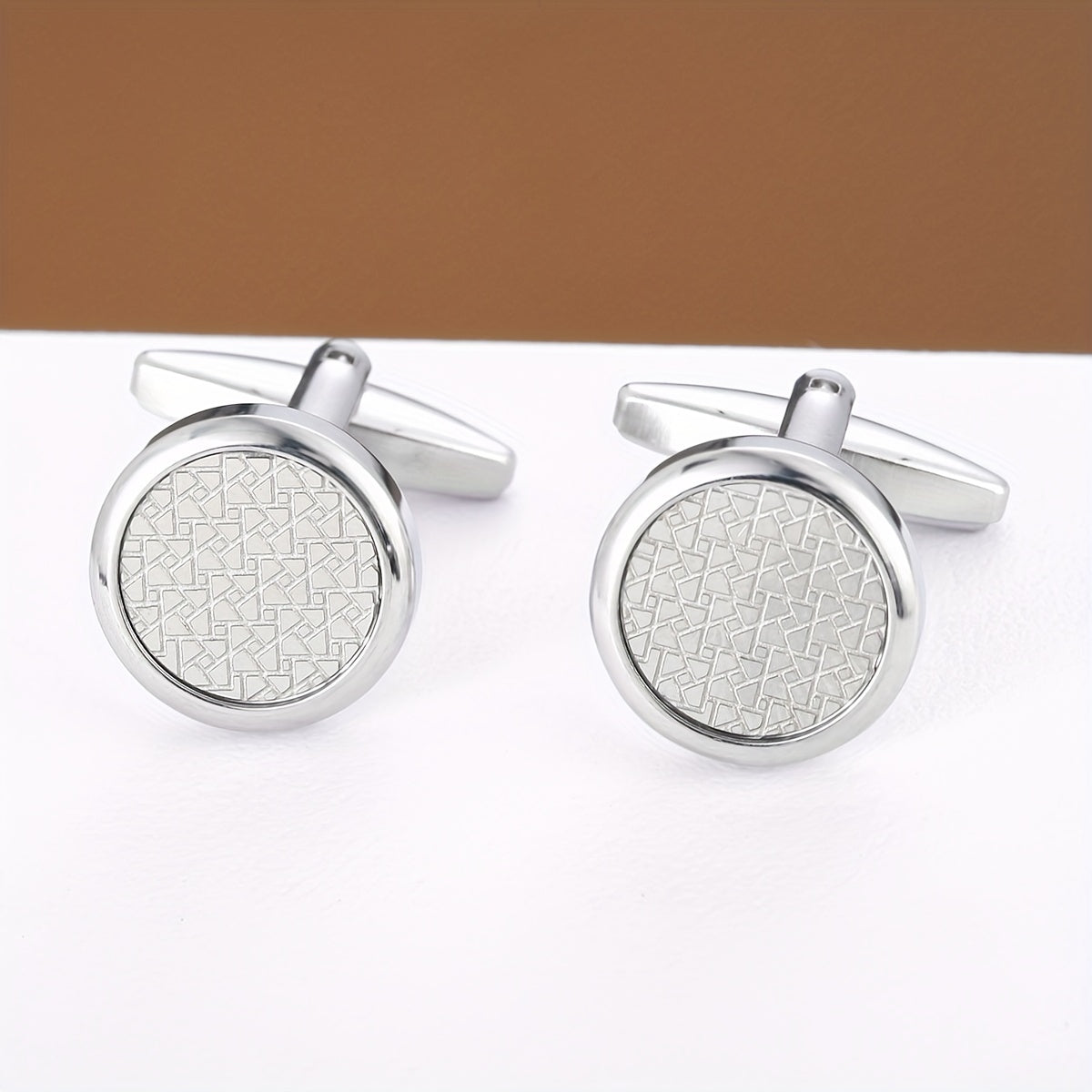 Romantic Round Cufflinks Business For Men