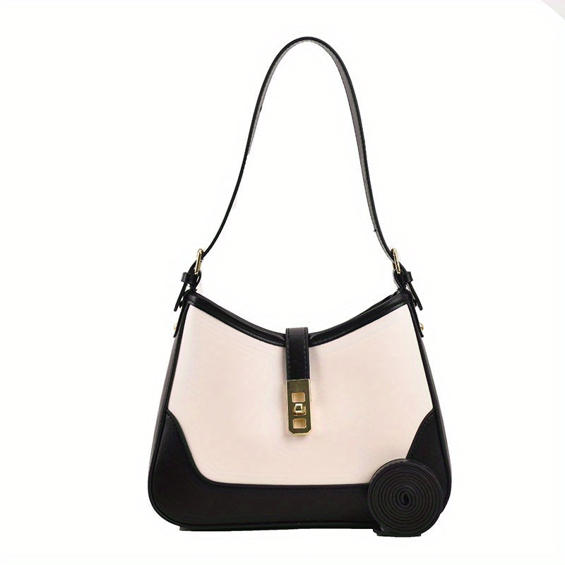 Women's Minimalist Shoulder Bag PU Leather Handbag