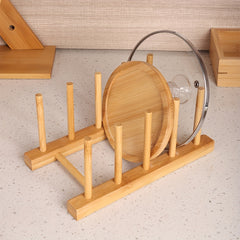 Insulated Bamboo Drain Tray Holder for Tea Cakes & Kitchen Supplies