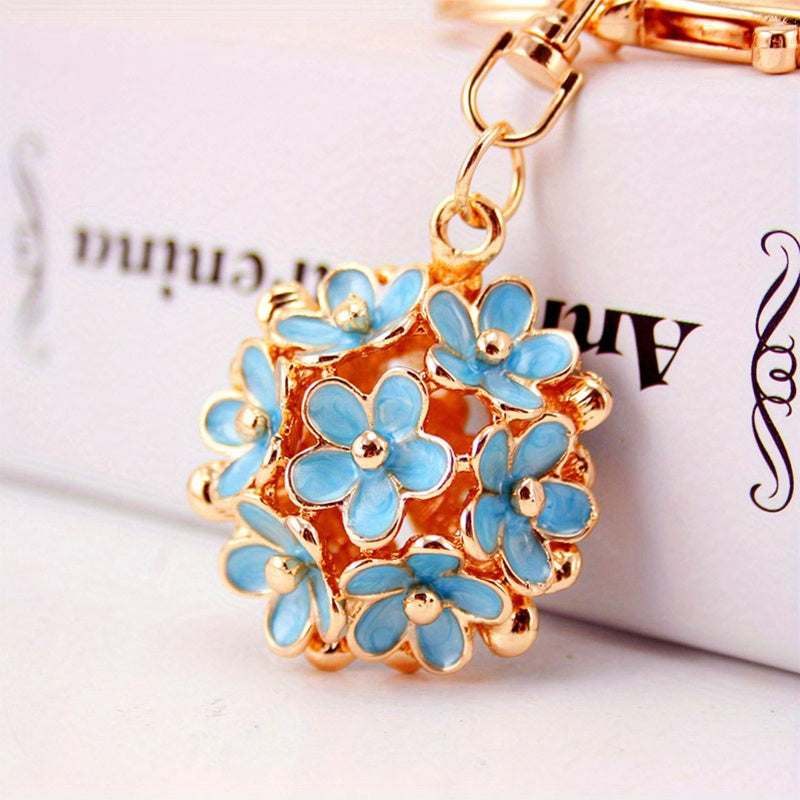 Lucky Clover 5 Leaf Keychain Stylish Bag & Car Accessory