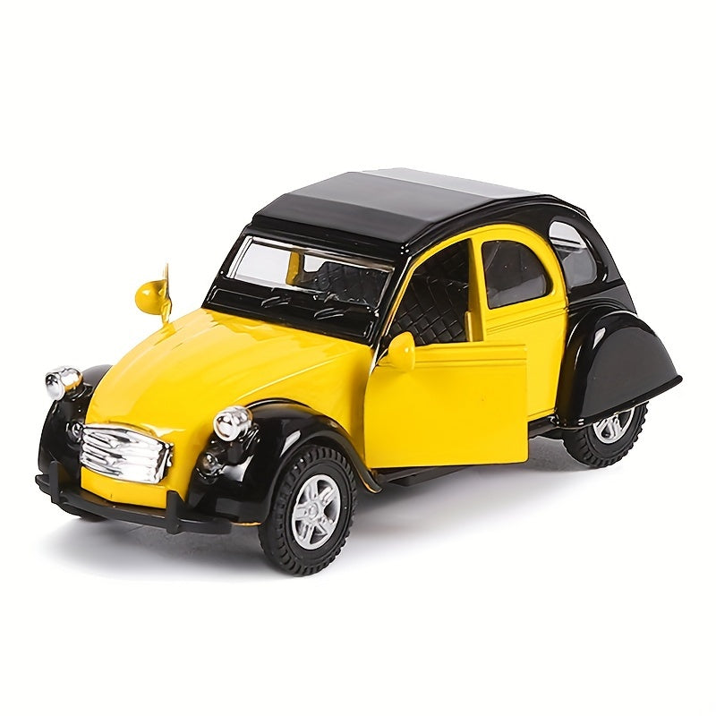 Vintage 1:32 Scale Alloy Toy Car - Pull Back - Green