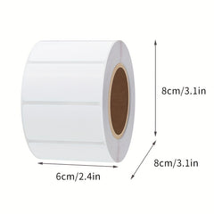 1000 Sheets 51x25mm 3-Heat Resistant Paper 40mm Tube Core Label Printer