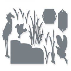 Bird Metal Cutting Dies and Stamps for Scrapbook Designs