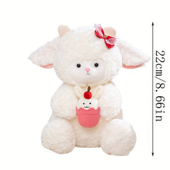 Cute 8.66in Lamb Plush Toy - Perfect for Home Decor & Gifts