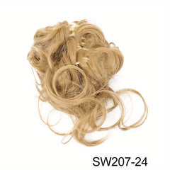 Synthetic Curly Hairpiece Hair Claw Wig Bun Hair Claw Chignon Shark Cla