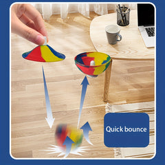 Silicone Pressure Relief Fun Bounce Bowl Toy - Exercise Reflexes