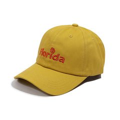 Florida Embroidery Baseball Cap Cotton Sun Hat Women Sports Hat