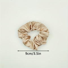 12 Pcs Satin Hair Scrunchies Soft Style Hair Ring Hair Tie