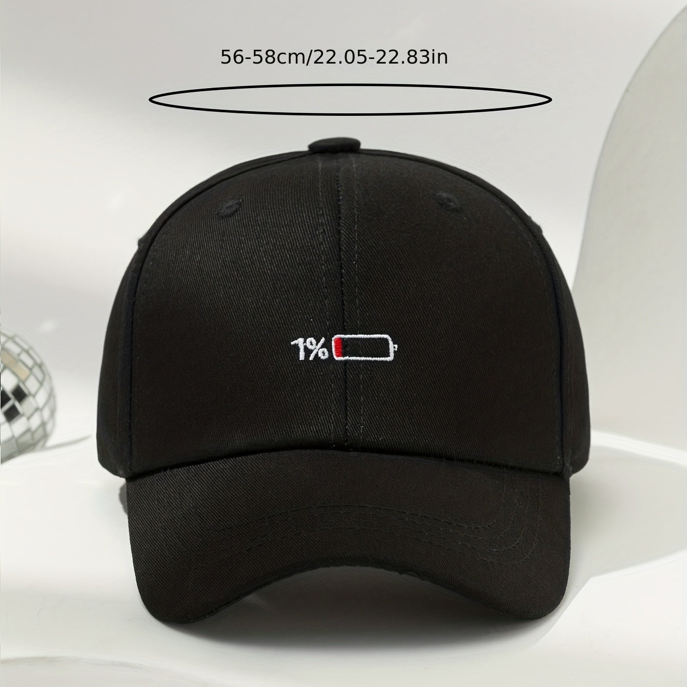 1pc Personalized Embroidered One Percent Baseball Cap