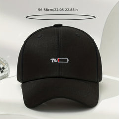 1pc Personalized Embroidered One Percent Baseball Cap