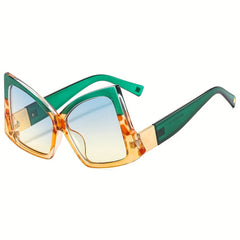 Y2K Large Bowknot Frame Sunglasses Gradient Lens UV400