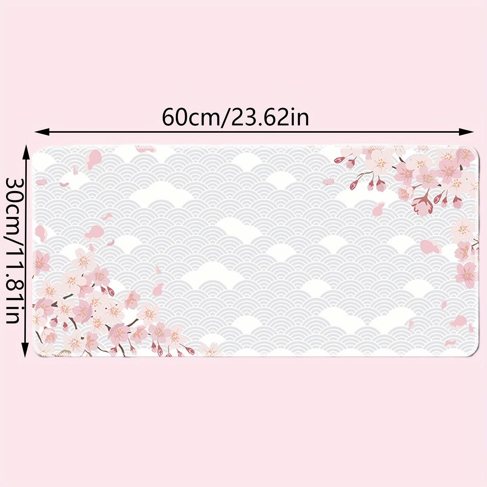 Pink Cherry Blossoms Mousepad for Computer & Office Desk