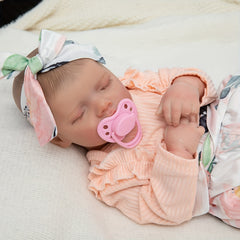 18" Reborn Baby Doll Realistic Vinyl Newborn Perfect Gift for Kids