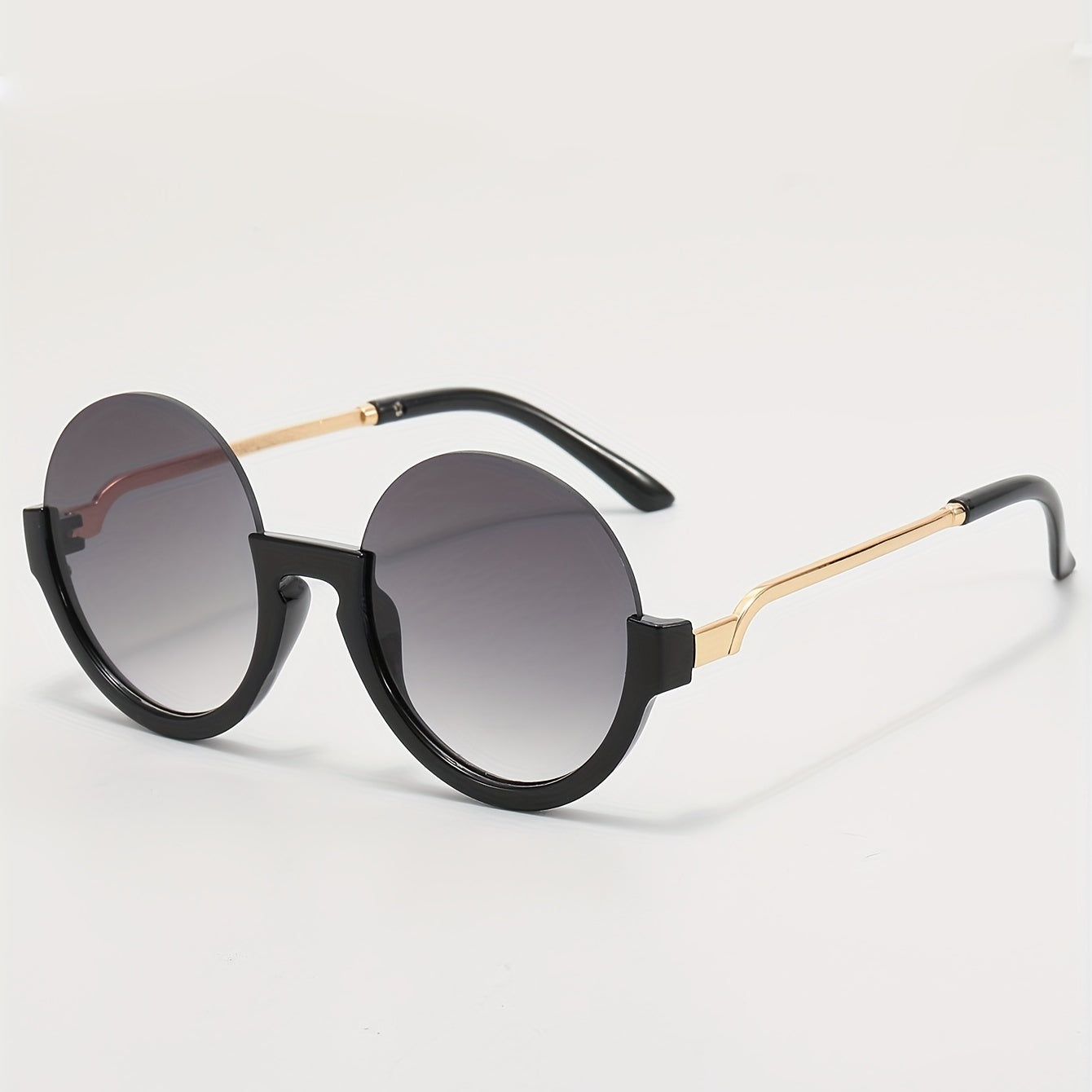 Kids Half Frame Metal Sunglasses