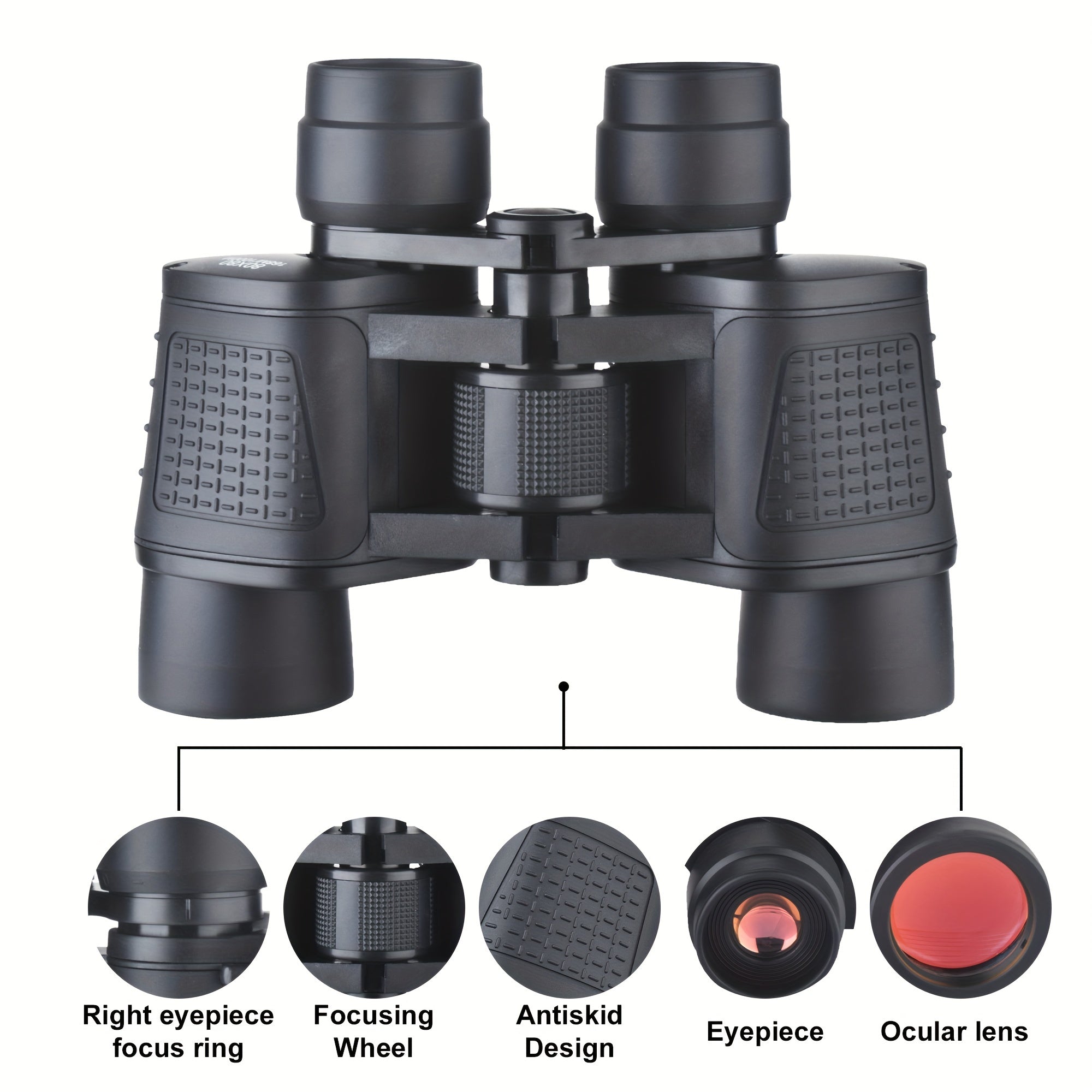 Professional 80x80 Binoculars for Outdoor Activities Clear Vision