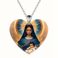 Heart Shaped Pendant Necklace Women Jewelry Christmas Easter Gift