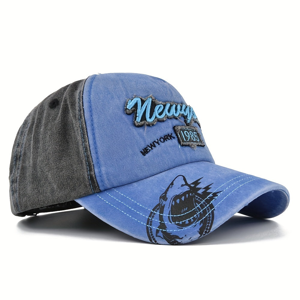 Flying Edge Patch Cloth 3D Letter Baseball Cap Old Fashioned Sun Hat