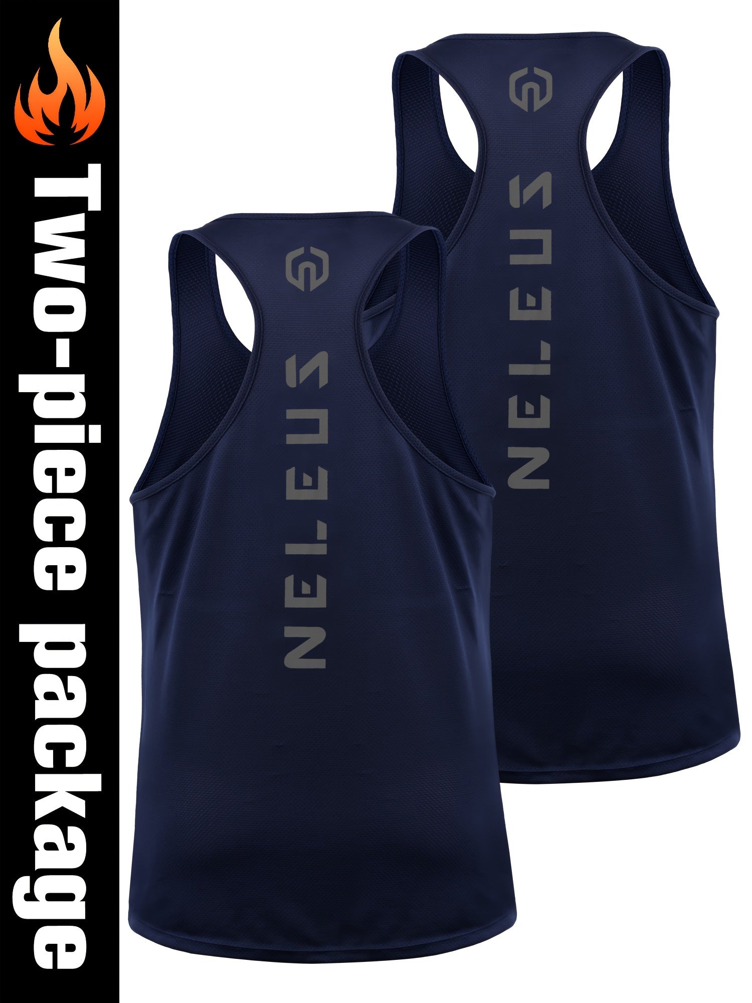 Men's Racerback Muscle Sports Tank Top Quick Drying Breathable Running T-shirt