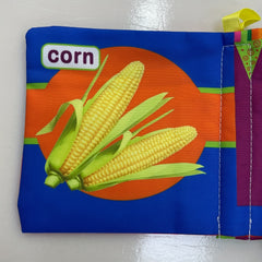 Interactive Vegetables Cloth Book for Babies