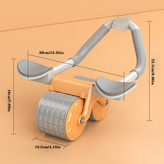 Automatic Rebound Ab Wheel with Elbow Support