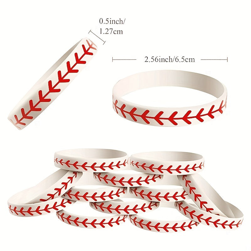 Softball Bracelet Softball Wristband Silicone Bracelet - Softball Gift